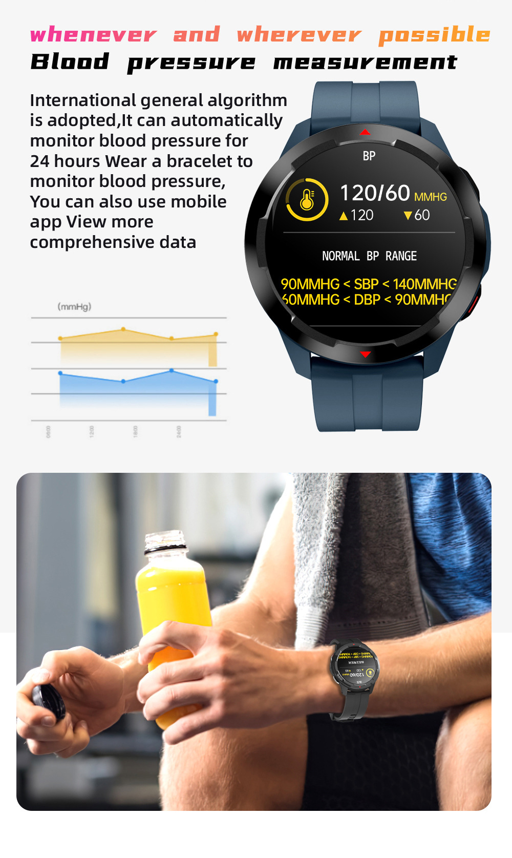 MT13 Smartwatch Offline-Zahlung Herzfrequenz Blutdruck_voghion.com