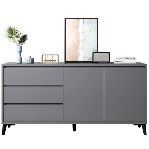 Drawer cabinet Italian light luxury storage cabinet household storage cabinet living room floor-standing wall-mounted chest of drawers with feet storage cabinet bookcase