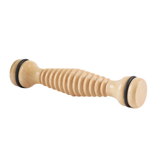 Solid wood wooden massage stick multi-size roller relaxation muscle…