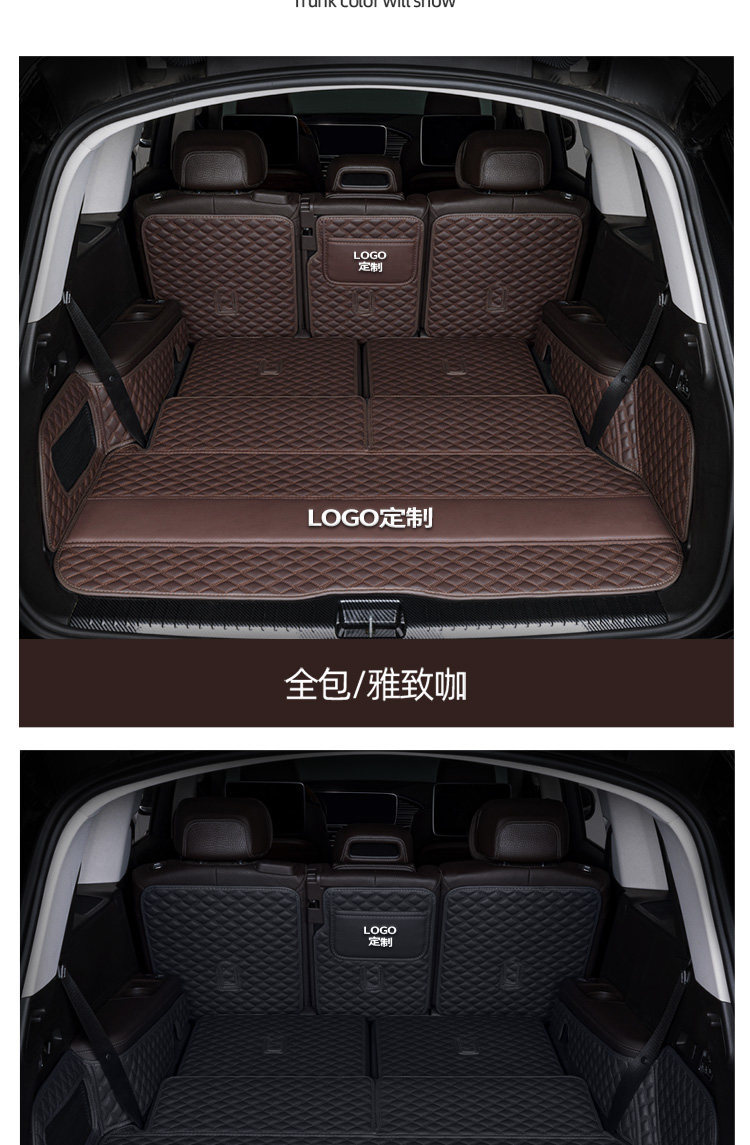 Suitable for Mercedes-Benz Gls 450/400/350D 08-2024 Models Gl320/500 Trunk Mat