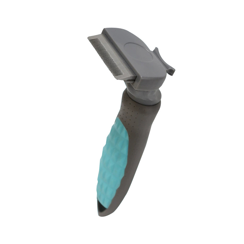 Suministros para mascotas Amazon transfronteriza nueva mascota nudo peine de tapa dura mascota peine de eliminación de pelo de gato y perro peine en stock