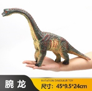 Modelo de dinosaurio de goma suave de gran tamaño para niños y niños, falciformes, brachiosaurios, triceratosaurios, juguetes de montaje