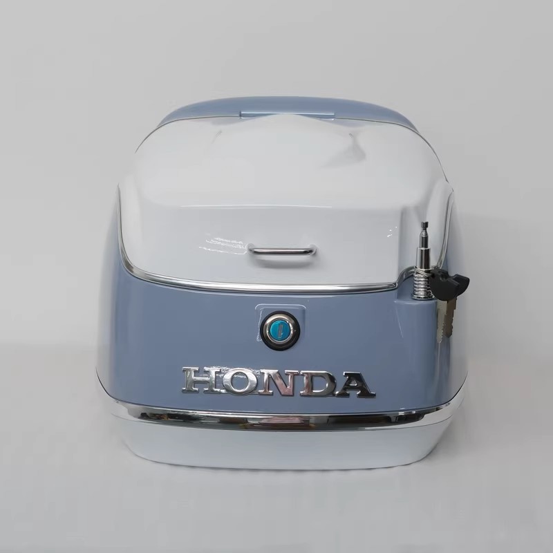 Suitable for Honda Nw F125 Motorcycle Tail Box, Retro Trunk, Scooter Cargo Box, Helmet Box Modification Accessories
