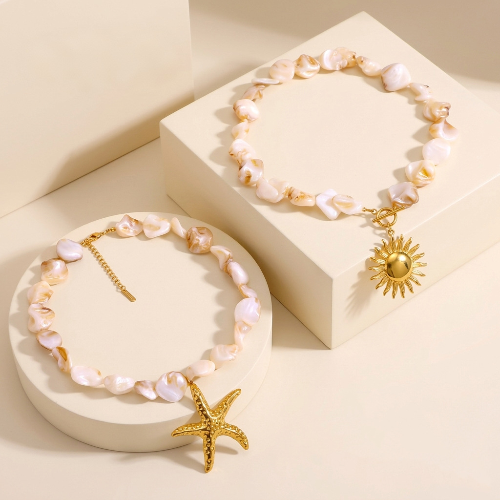 Oversized Enamel Flower Bracelet For Women Floral Statement Boho_voghion.com