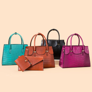 Cross-border European and American Retro Shoulder Crossbody Bag 2024 Simple Plaid Women's Bag Ins High-texture Women's Bag