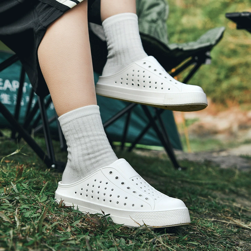 Летом носить обувь с отверстиями Баотоу для мальчиков и девочек на улице