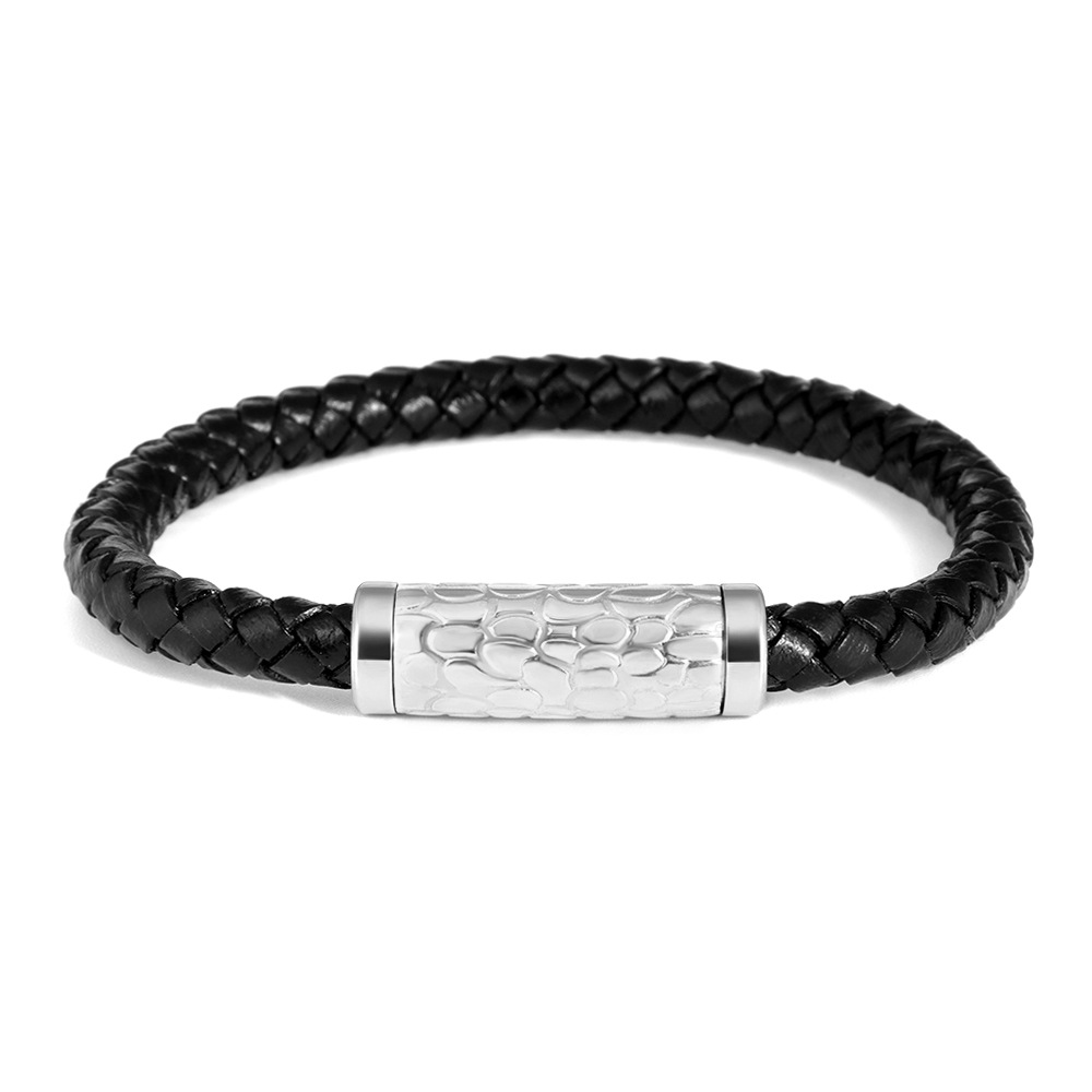 Trend woven magnetic bracelet stainless steel