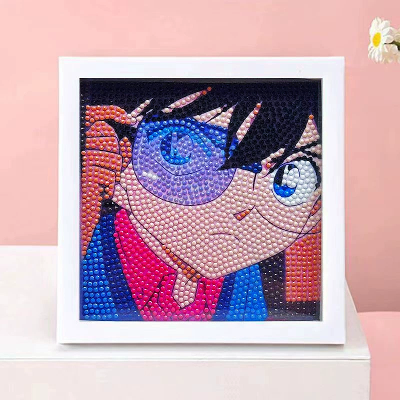 DIY-набор для алмазной мозаики 17×17 см, пластиковая рама, дизайн щенок, полный набор инструментов для кладки