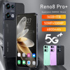 Cross -border mobile phone Reno8 Pro+real 4G Android 11 real perforation 7.3 large screen 13 million pixel 2+16 memory