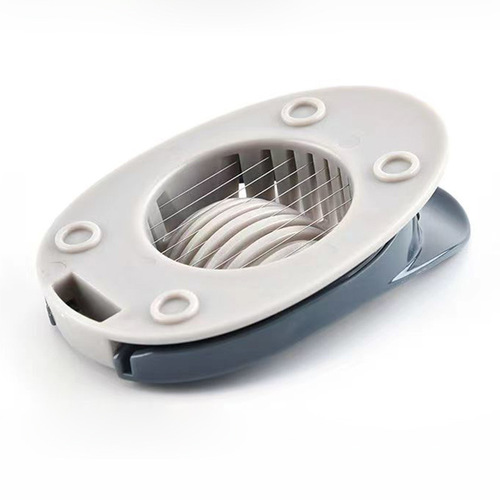 Multifunctional egg separator, slicing artifact, preserved egg splitter, plastic egg cutter, stainless steel kitchen utility tool