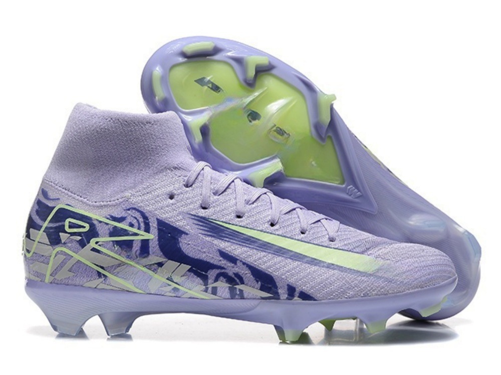 Comercio exterior nuevo Assassin 16 zapatos de fútbol competencia profesional zapatos de alta altura construidos totalmente cojín impermeable de punto zapatos de fútbol FG