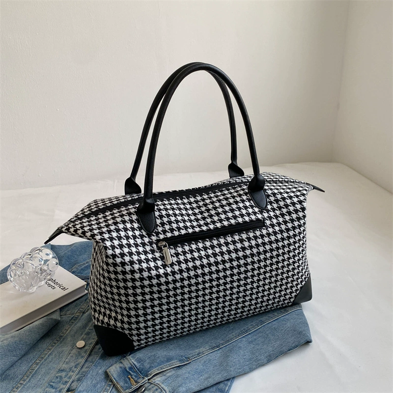 Органайзер для дорожной сумки, вязаная ткань, просторный carryall, 20.8×8×13.3 см