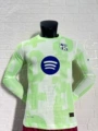 24-25 players Barcelona two away big standard long sleeved