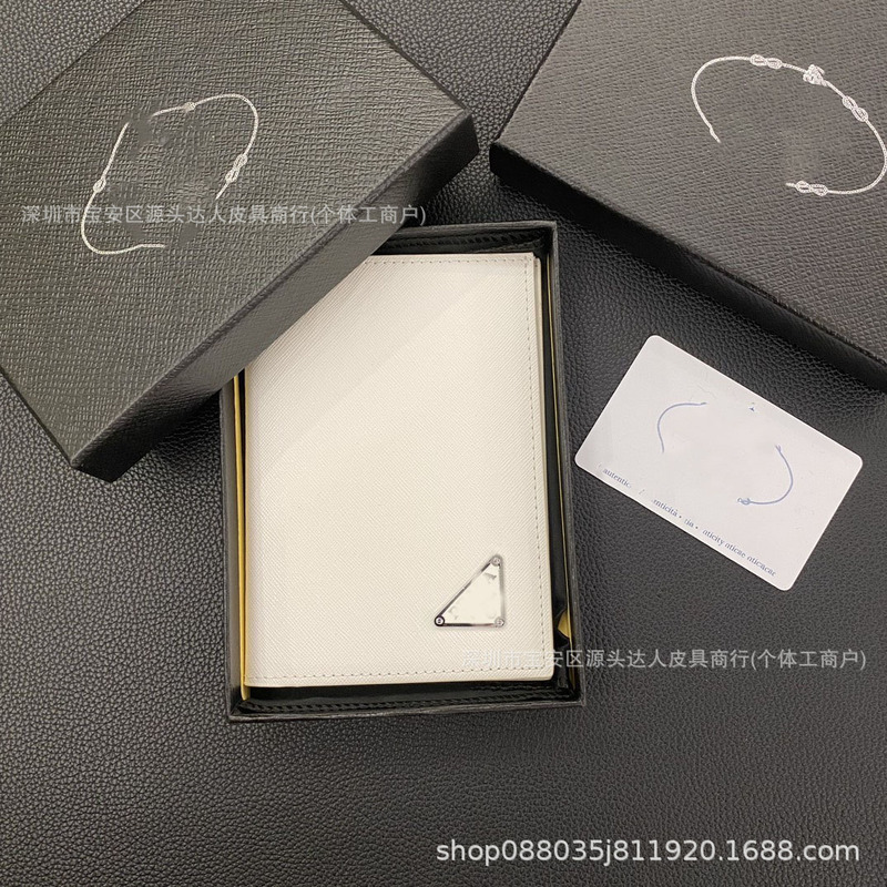 高档钱夹潮牌卡包护照套批发欧美奢华皮质多功能卡套证件三角标普|undefined