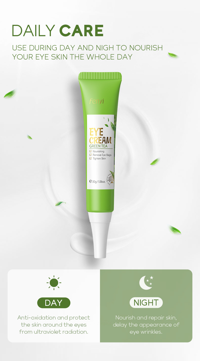 FENYI Green Tea Eye Cream 30g hydrates and moisturizes the eye skin. Cross-border manufacturer wholesale in stock undefined