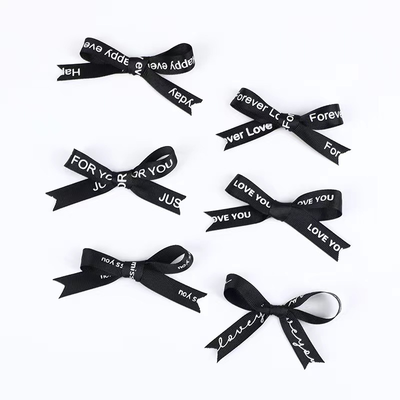 [en stock] letra inglesa impresa cinta de color sólo para ti 1.5CM cinta de impresión de rosca de vino