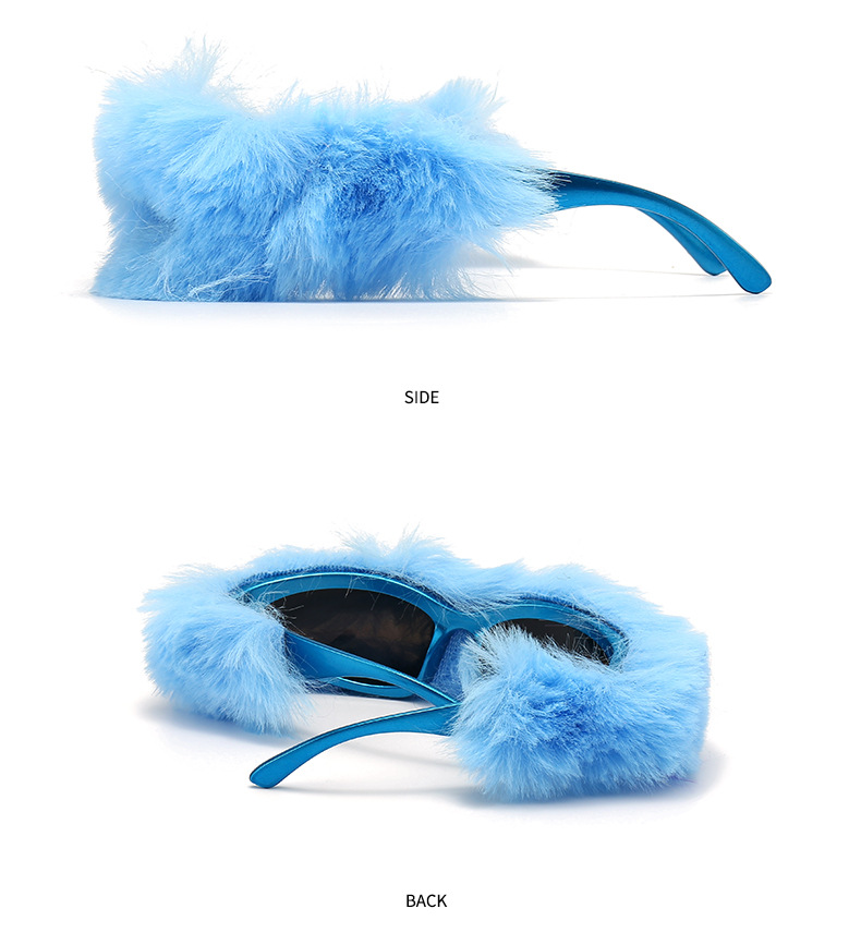 Cross border European and American concept polygonal wrapped "futuristic" sunglasses trendy sunglasses niche model 6609_voghion.com