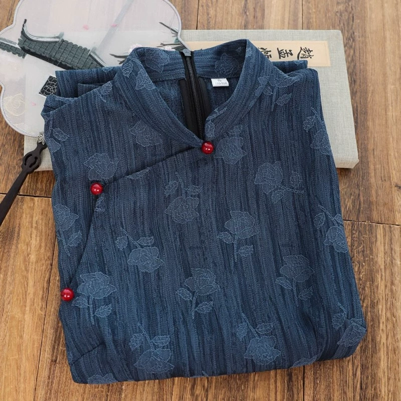 Легкая роскошь, западный стиль, китайский стиль, элегантный, старинный ретро-длинный стиль, молодой стиль девушки Республики Китай, улучшенный чонсам для женщин