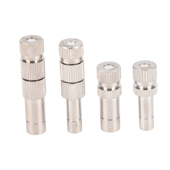 Brass quick insertion type low pressure atomizing nozzle fine mist cooling humidification dust removal atomizing fine nozzle industrial humidification