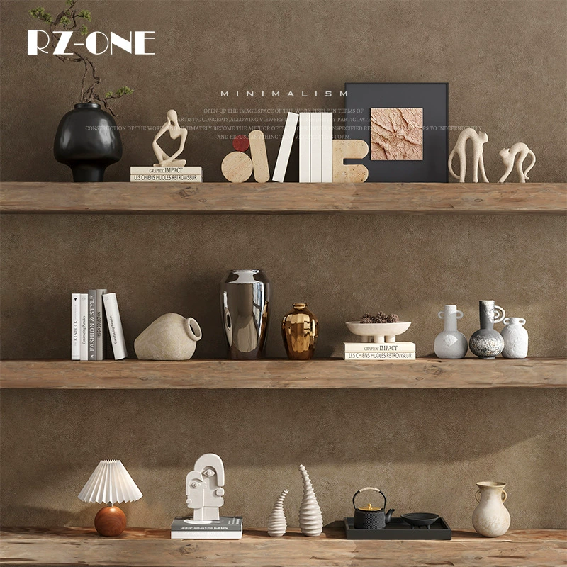 Мастер Тринадцать ваби-саби Мягкие украшения Креативные средневековые керамические вазы для отеля B & B Художественные украшения