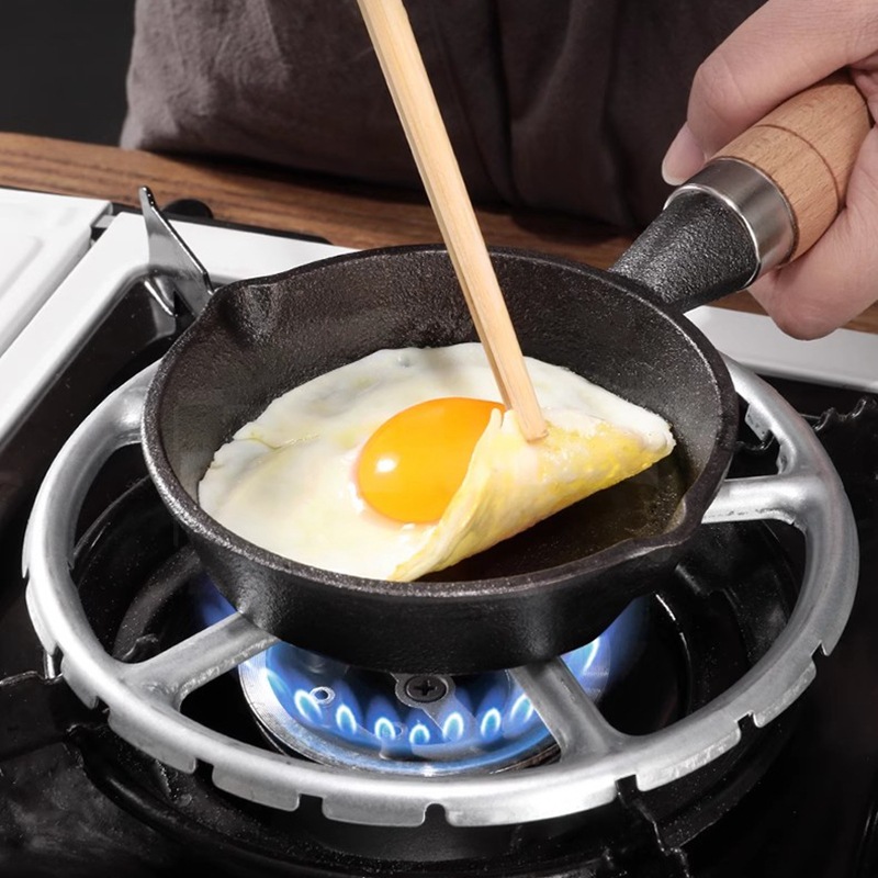 Sartén de hierro fundido mini tortilla pan antiadherente huevo dumpling artefacto aceite spray pequeña fábrica Venta Directa gran cantidad Congot image 12