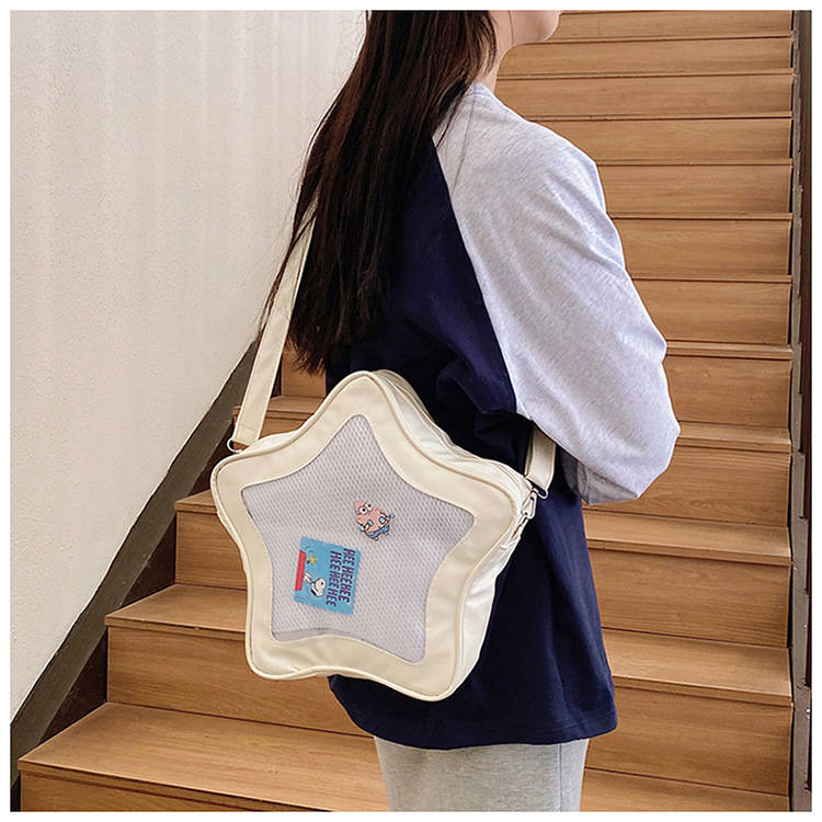 This year's popular color bags, 2025 new star bags, Japanese-style sweet single-shoulder bags, crossbody bags, women's bags, cross-border undefined