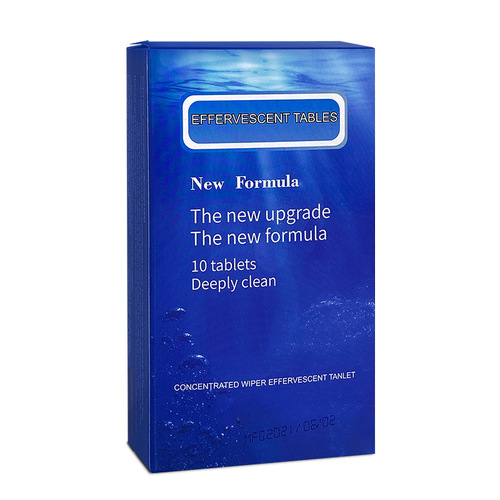 Boxed solid wiper essence car glass water car concentrated wiper essence car interior agent cleaning agent cleaning effervescent tablets