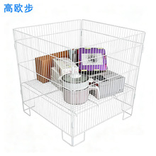 铁制可拆装促销笼商场超市摆卖日用品便携摆摊铁制大网框展示架