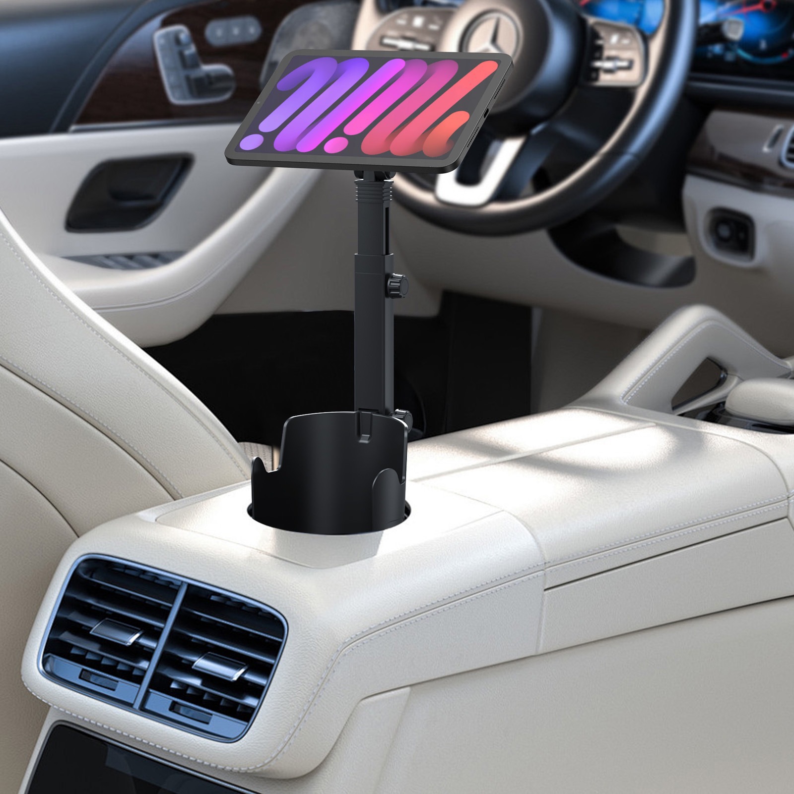 Cross-Border Car Phone Holder, Water Cup Holder, Magsafe Magnetic Navigation Holder, Multi-Functional Adjustable Car Cup Holder