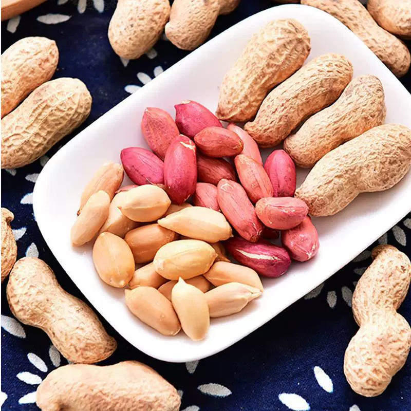 Премиальные жареные арахисовые орехи из Шаньдуна в четырех скорлупах, фермерское производство, новый урожай, оригинальный вкус, большой размер.