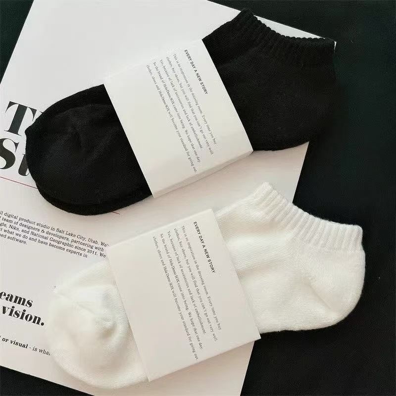 50 pairs of men's short socks, odor-resistant and sweat-absorbent, thin low-cut shallow socks for spring and summer, sports anti-sweat and breathable