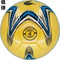 工厂直发 PU双镜面黄三角机贴 低弹球4号球 足球场培训青少年用球