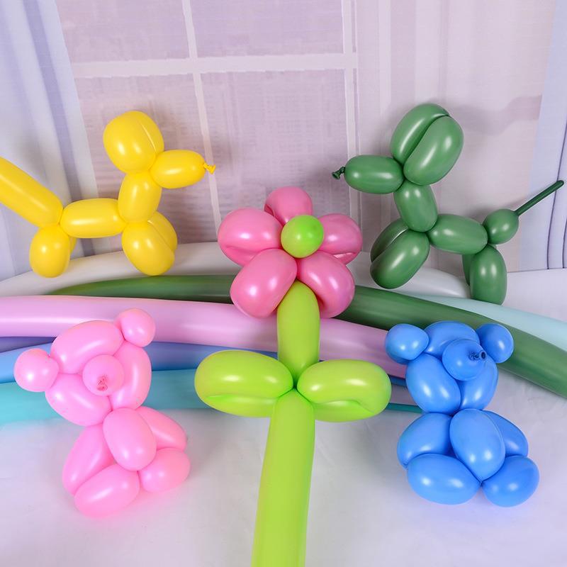 1.8g Long Strip Toy Balloon Braided Magic Long Strip Balloon Wedding Decoration and Decoration Thick Latex Balloon