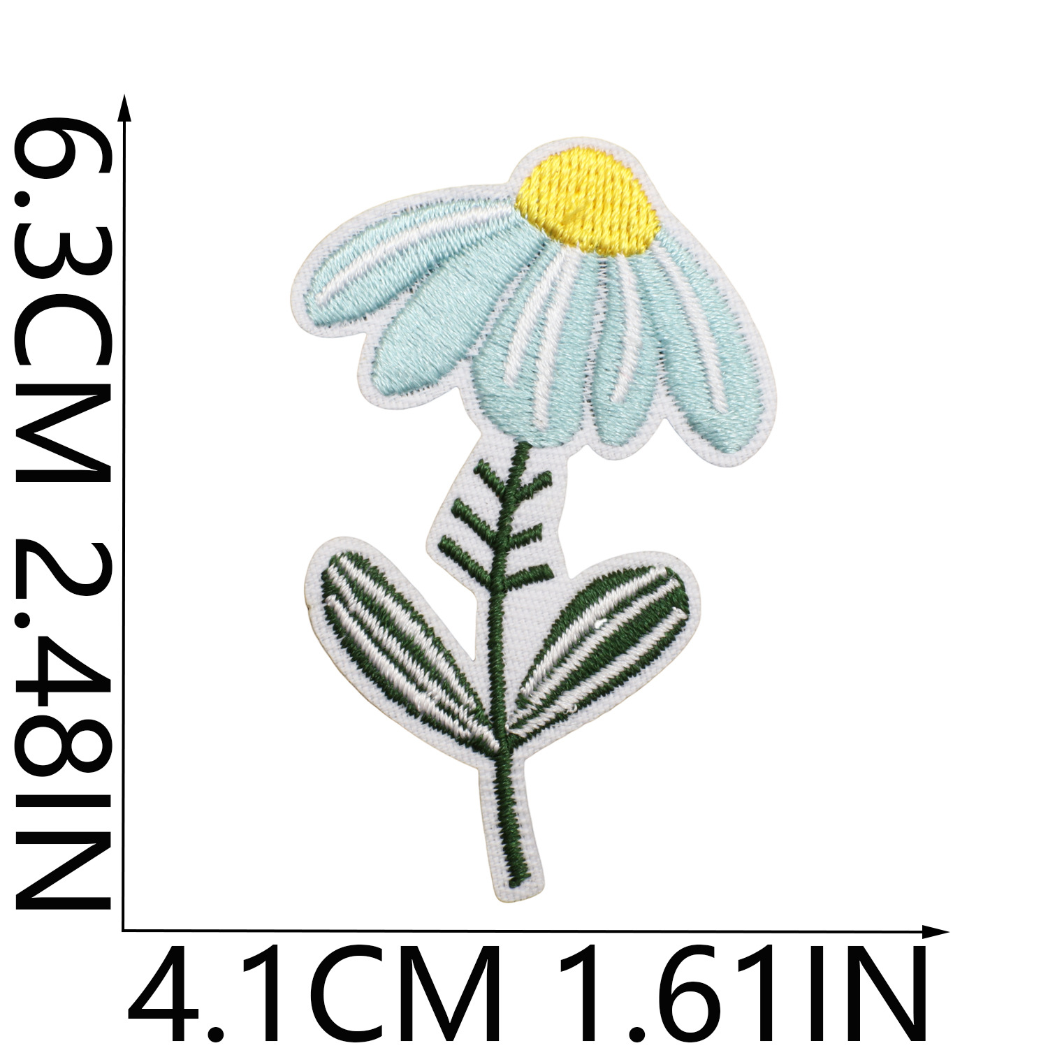 3g Weight Clothing Sticker Patches Classification 1 Piece, 1 Set Quantity Dacron thread Material Flower Pattern Casual, Elegant, Lady Style Embroidery Craft 1 Piece 1 Set Casual Elegant Lady Flower Dacron Thread Clothing Sticker Patches 10
