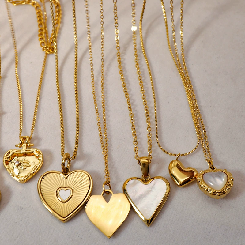 Necklace stainless steel, brand chain for key bag , 18 carat, does not fade, light luxury style, simple and elegant design, wholesale