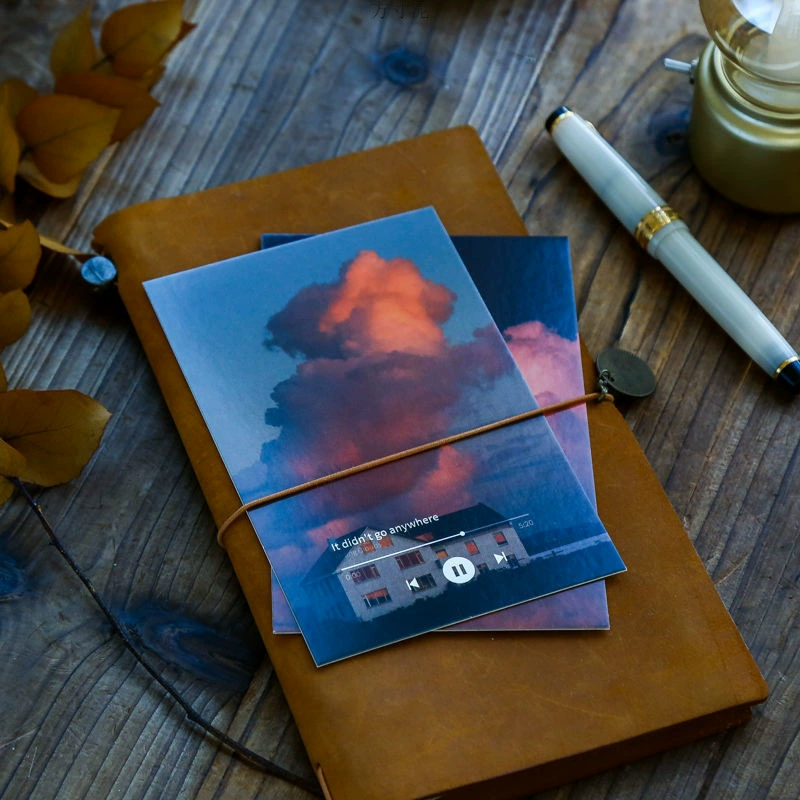 Sanchuan Liangpin горы и лунные пейзажи Открытки