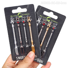 厂家批发新款 金属鼻烟壶  多色烟钉勺烟钉 烟斗配件  轻便可携带