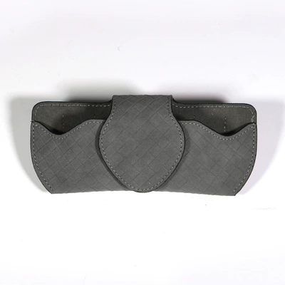 Car glasses case, sun Car Glasses Clip/Bill Clip - gray-a-2-glasses-case