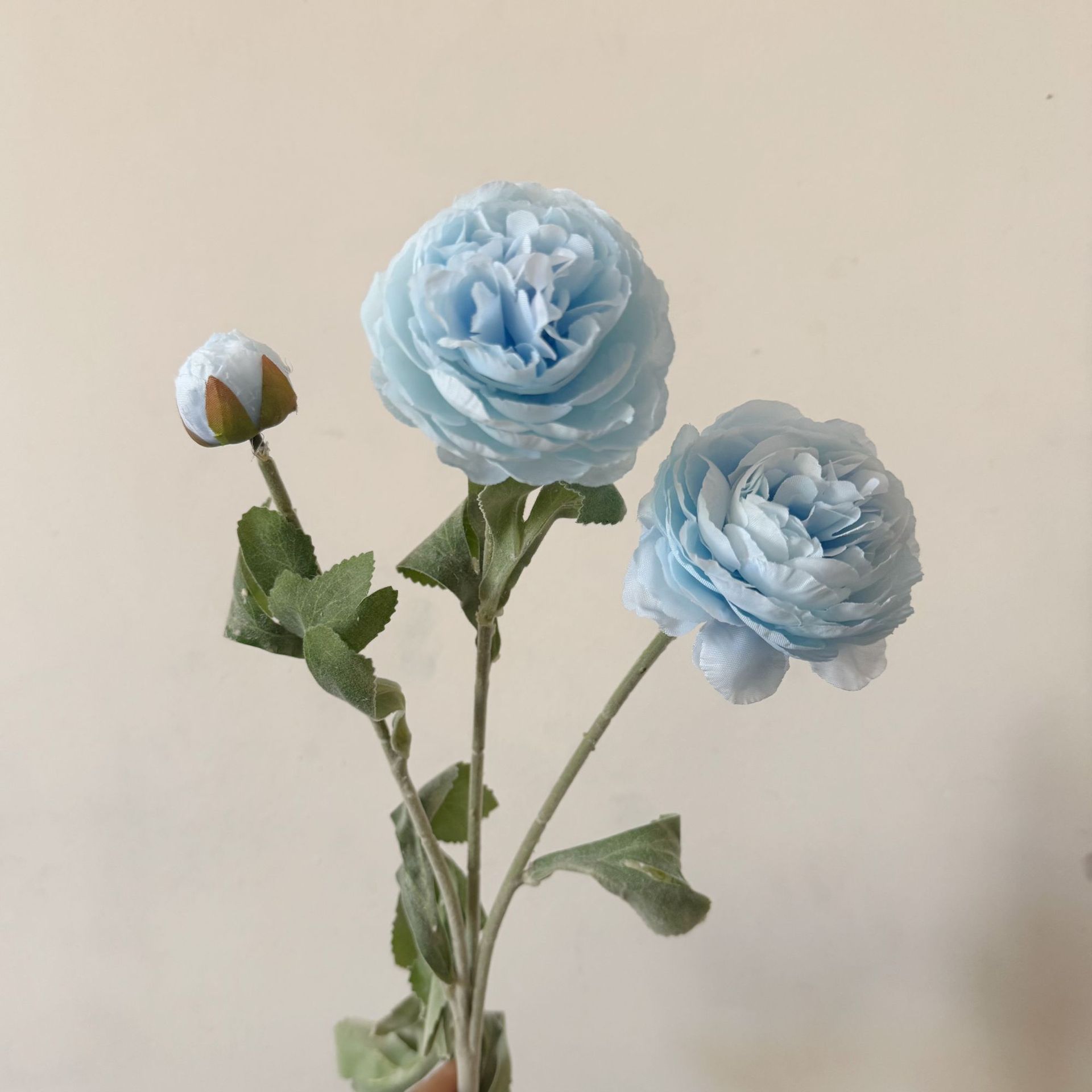 Qianzi Lotus flor artificial peonía flor artificial Nordic simple hogar sala de estar mesa de comedor decoración floral fábrica al por mayor