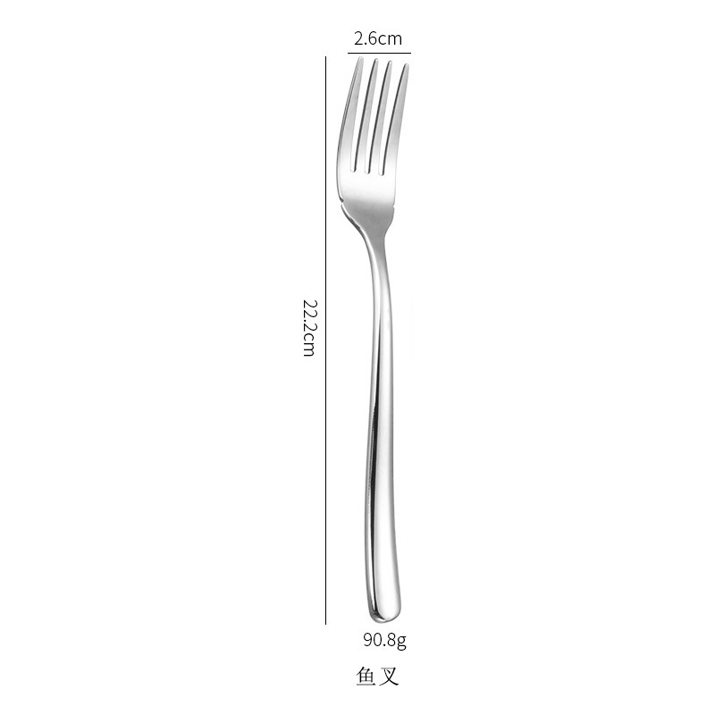 ステンレス食器フランス月光シリーズ西食器厚手ステーキナイフ洋食ナイフフォークスプーンセット|undefined