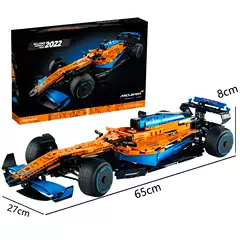 Compatible with Lego 42141 McLaren F1 Formula 1 Racing Car Building Blocks Set, Technic Toy