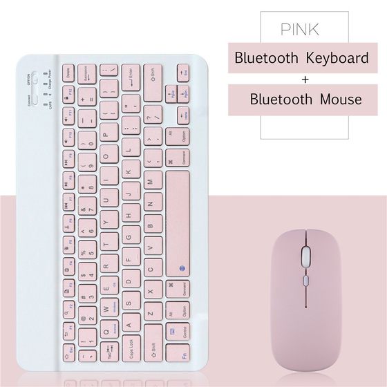 Suitable for IPAD Huawei Mobile Phone Tablet Laptop Computer Silent Wireless Bluetooth 10 Inch Keyboard Mouse suit