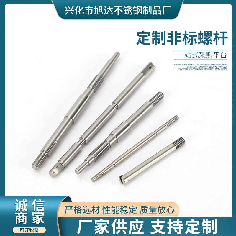 厂家供应各种异形螺栓异型螺纹杆非标双头不锈钢牙条通丝牙棒