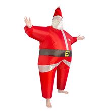 聖誕老人服裝聖誕節全身人偶裝扮道具聖誕演出充氣服