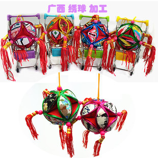 Guangxi March 3 Zhuang Hand-knitted Hydrangea Folk Crafts Hydrangea Guilin Tourist Souvenirs Gift Wholesale