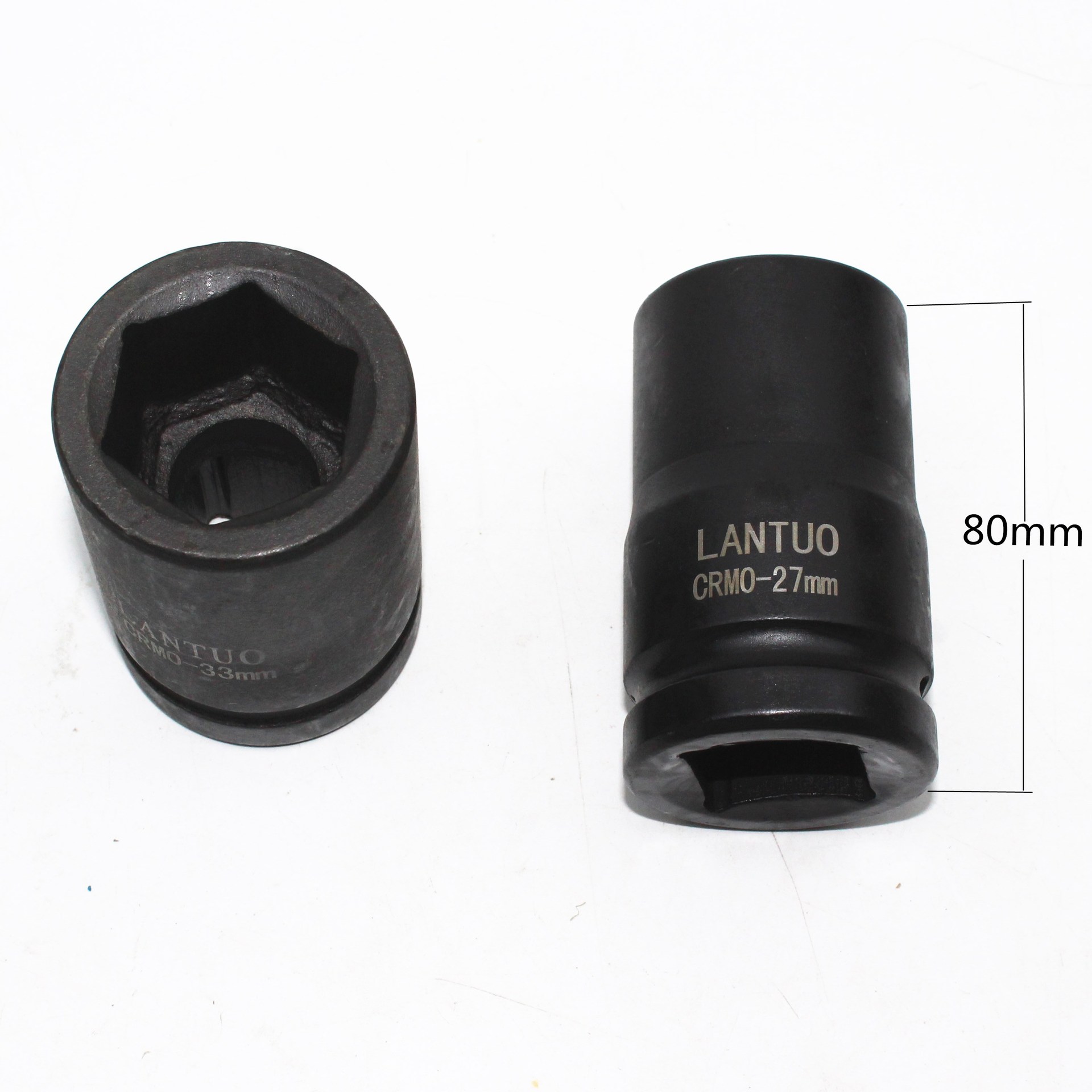 1寸风炮套筒套头子六角风炮头25mm套筒大风炮轮胎套筒扳手套筒头