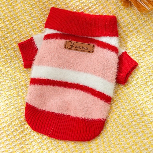 New 2024 Small Dog Clothes Autumn/Winter Two-Legged Sweater Warm Cat Teddy and Bichon Pet Clothes Wholesale