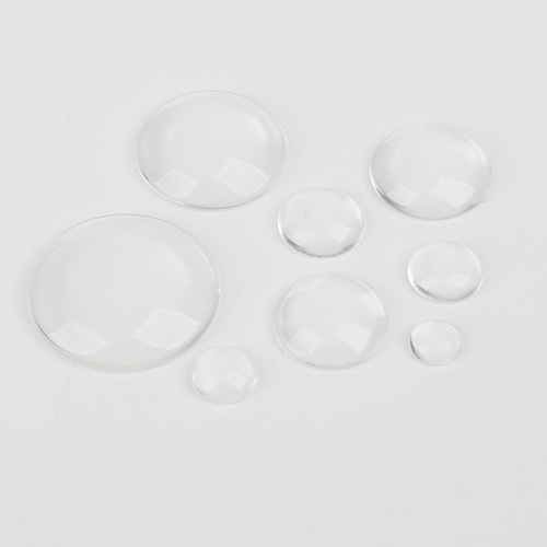 Transparent glass ring face diy time gem crystal glue patch handmade hairpin necklace pendant jewelry accessories