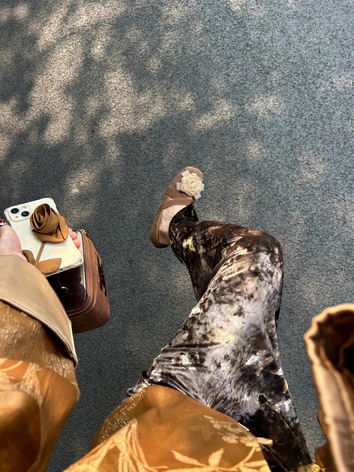 Pequeño aumento de 5cm de altura de piel de cabra rosa de cuero real, zapatos de ballet de mujer super suave