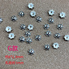 Metal beads flower-shaped, retro beaded bracelet handmade, 6mm